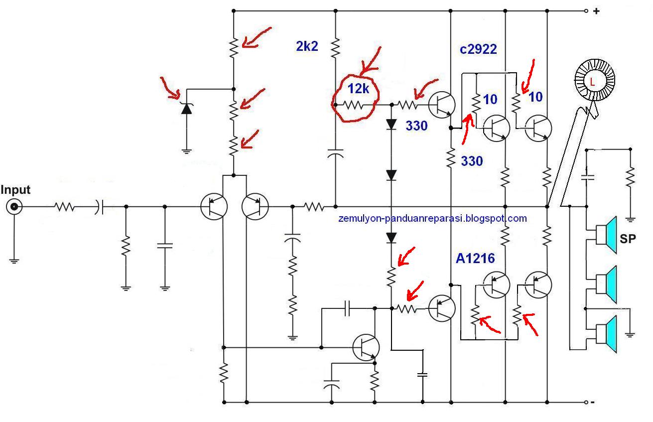 TEKNIK MODIFIKASI AMPLIFIER OCL 150WATT 400WATT Modifikasi Ocl