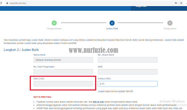 Cara Keluarkan Duit Dari ASB melalui MyASNB