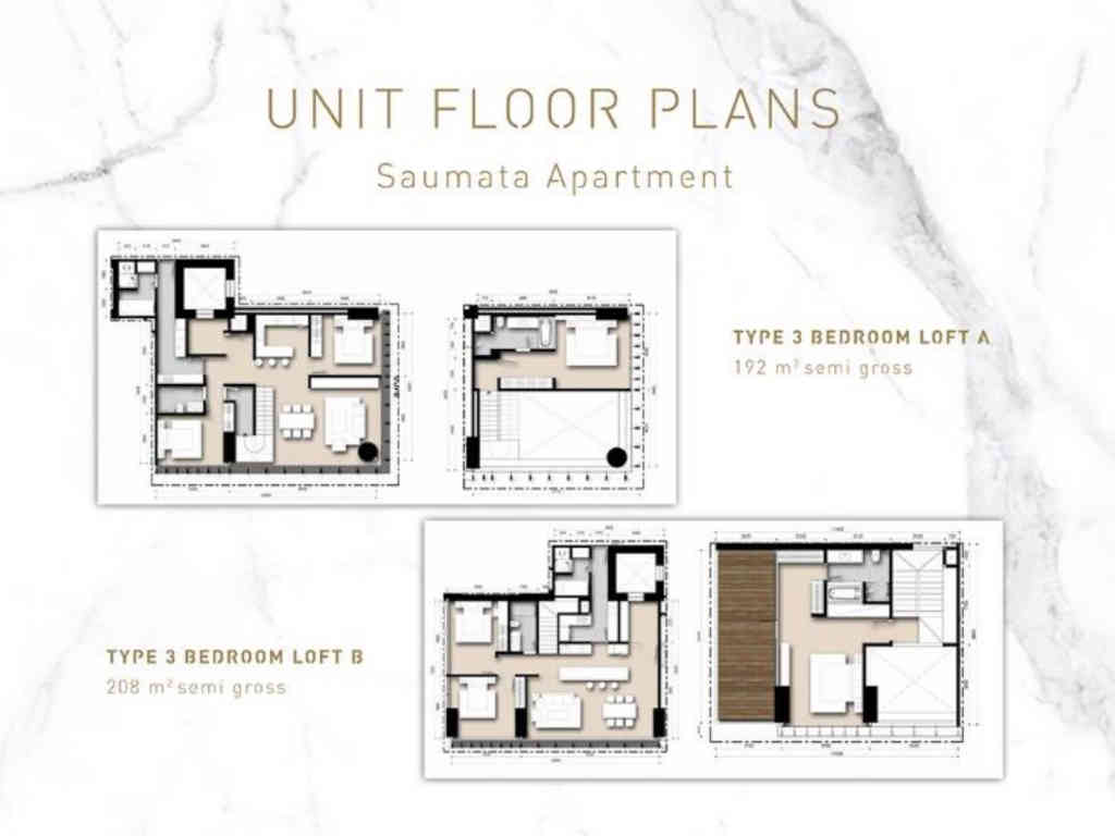 Saumata Tipe 3BR Loft