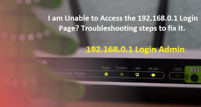 192.168.0.1 Login Admin