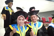 Romantis! Ini Kisah Suami Istri yang Berhasil Wisuda di UMP