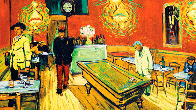 Fotogra1 de la película de animación Loving Vincent