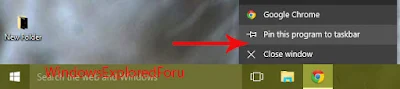 Pin or Unpin a App from taskbar in Windows 10
