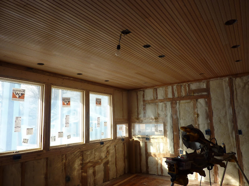 Moving into the interior, we see large windows and wall insulation  title=