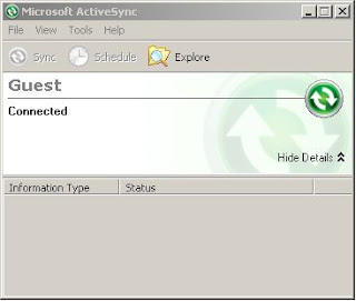 activesync sudah terkoneksi antara pda pocketpc dan pc komputer.JPG