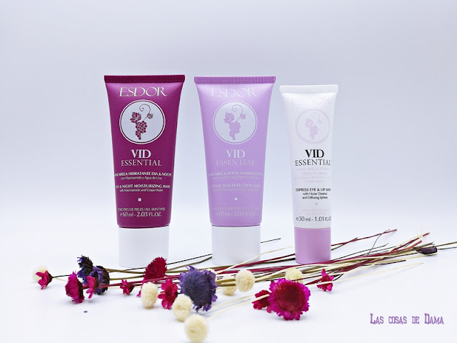 Mascarillas Vid Essential Esdor multimasking polifenoles uva beauty belleza cuidado facial skincare dermocosmetica