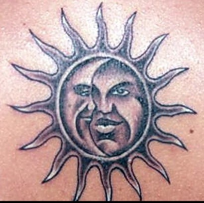sun tattoos for men