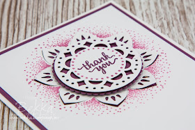 Fast & Fabulous Thank You Card featuring the Eastern Palace Suite from Stampin' Up! UK