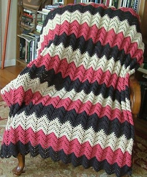 Lace Ripple Afghan - Free Pattern 