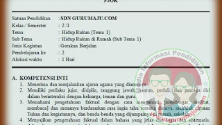 RPP PJOK SD Kelas 2 Semester 1 K13 Revisi Tahun 2019