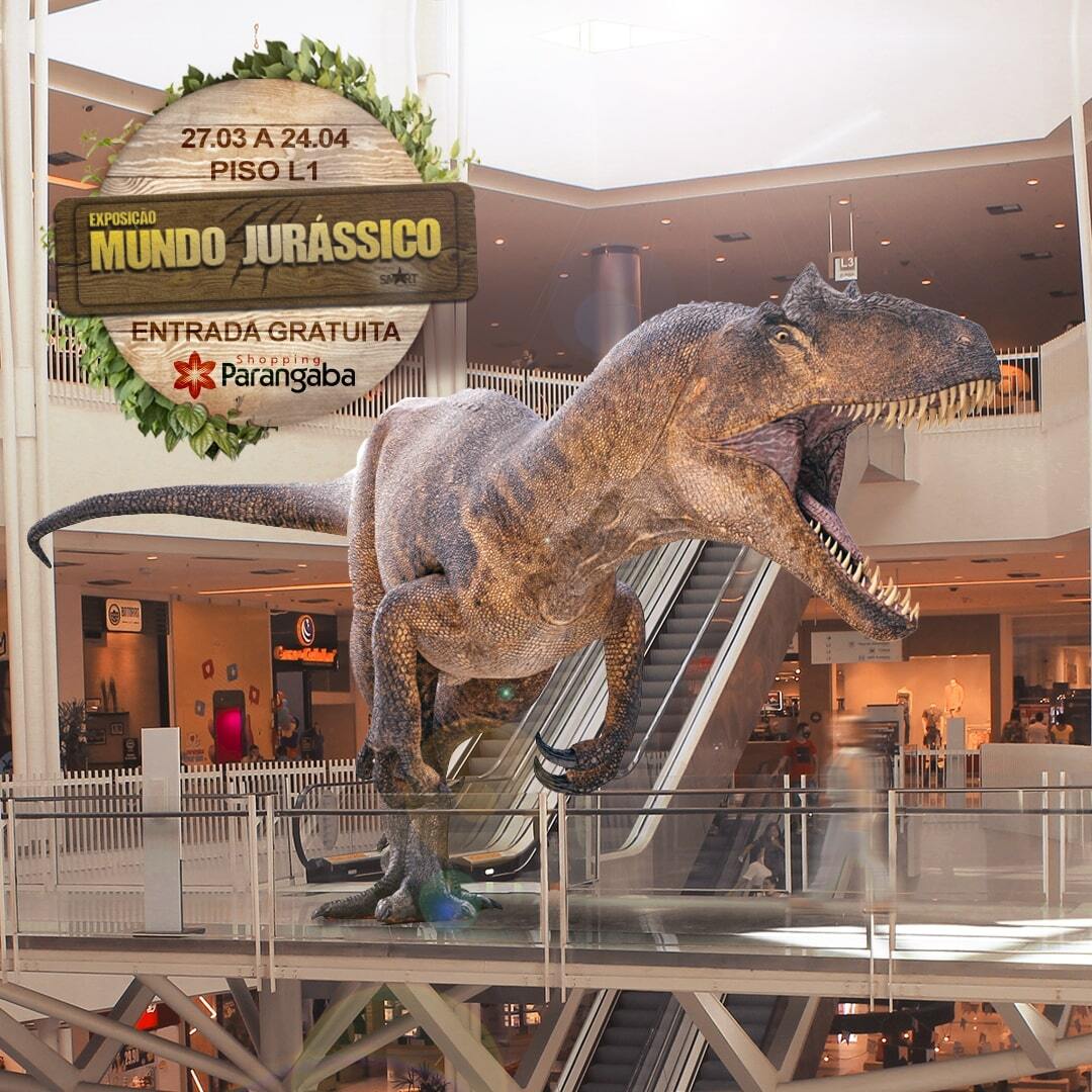 Suzano Shopping recebe dinossauros e brincadeiras do Dino´s Adventure -  Gazeta Popular