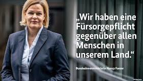 Nancy Faeser sinzeniert sich gern als fürsorgliche Mutter für alle Menschen. Aber trans Personen will sie nicht um sich haben