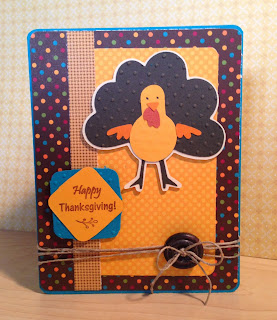 Cricut, Simply Charmed, Swiss Dots, Thanksgiving Card, 