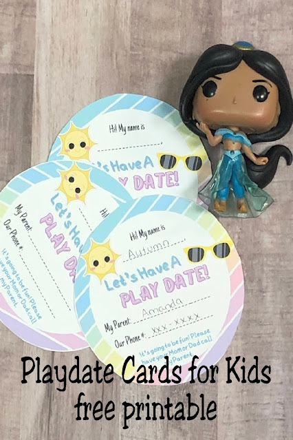 Help your kids make friends with their new class mates using these free playdate cards for kids.  Simply print, cut, fill in and give to all your new classmates to set up playdates and make friends.