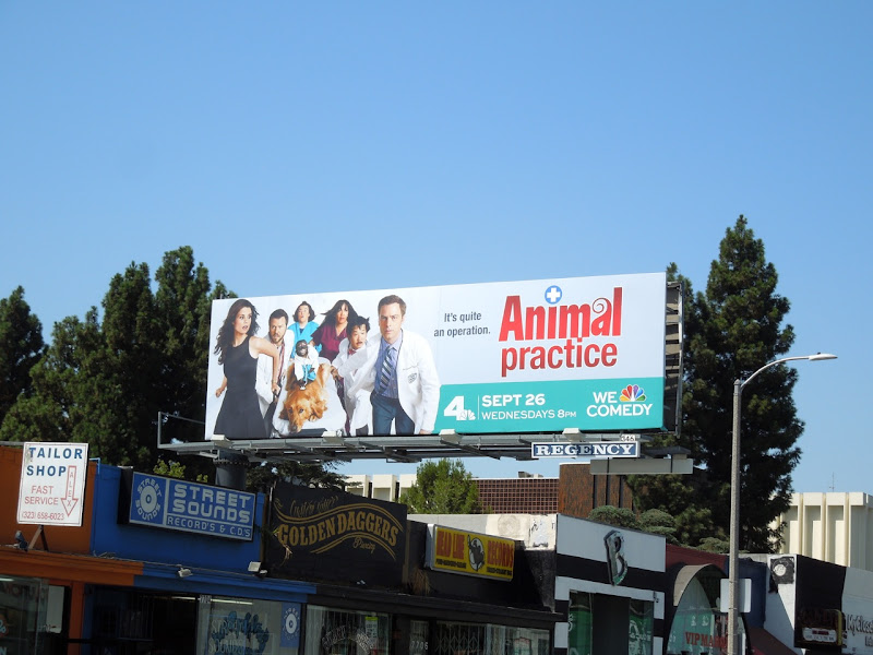 Animal Practice NBC billboard