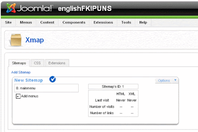 sitemap joomla