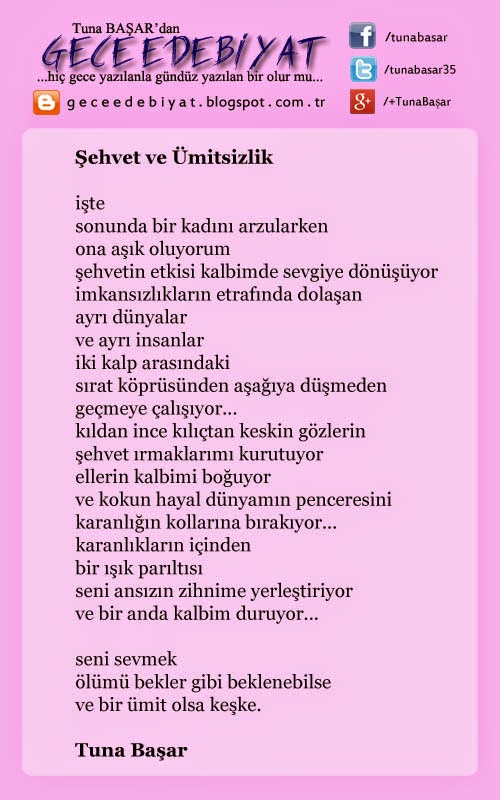 Şehvet ve Ümitsizlik