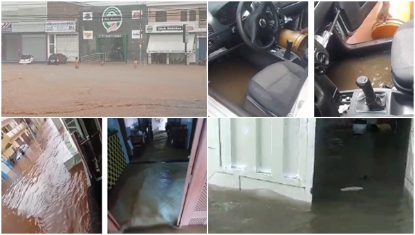 #Bahia: Chuva causam alagamentos em residências e empresas neste fim de semana em Brumado