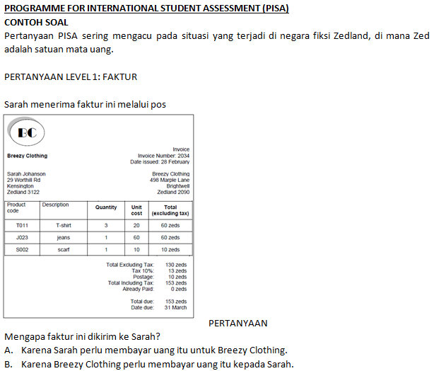 Mengenal PISA dan Contoh Soal PISA | Edukasi IPS