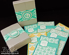 Cards featuring the Eastern Elegance Papers from Stampin' Up! UK Independent Demonstrator Bekka Prideaux