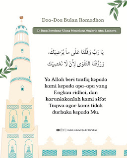 Doa-Doa Di Bulan Ramadhan