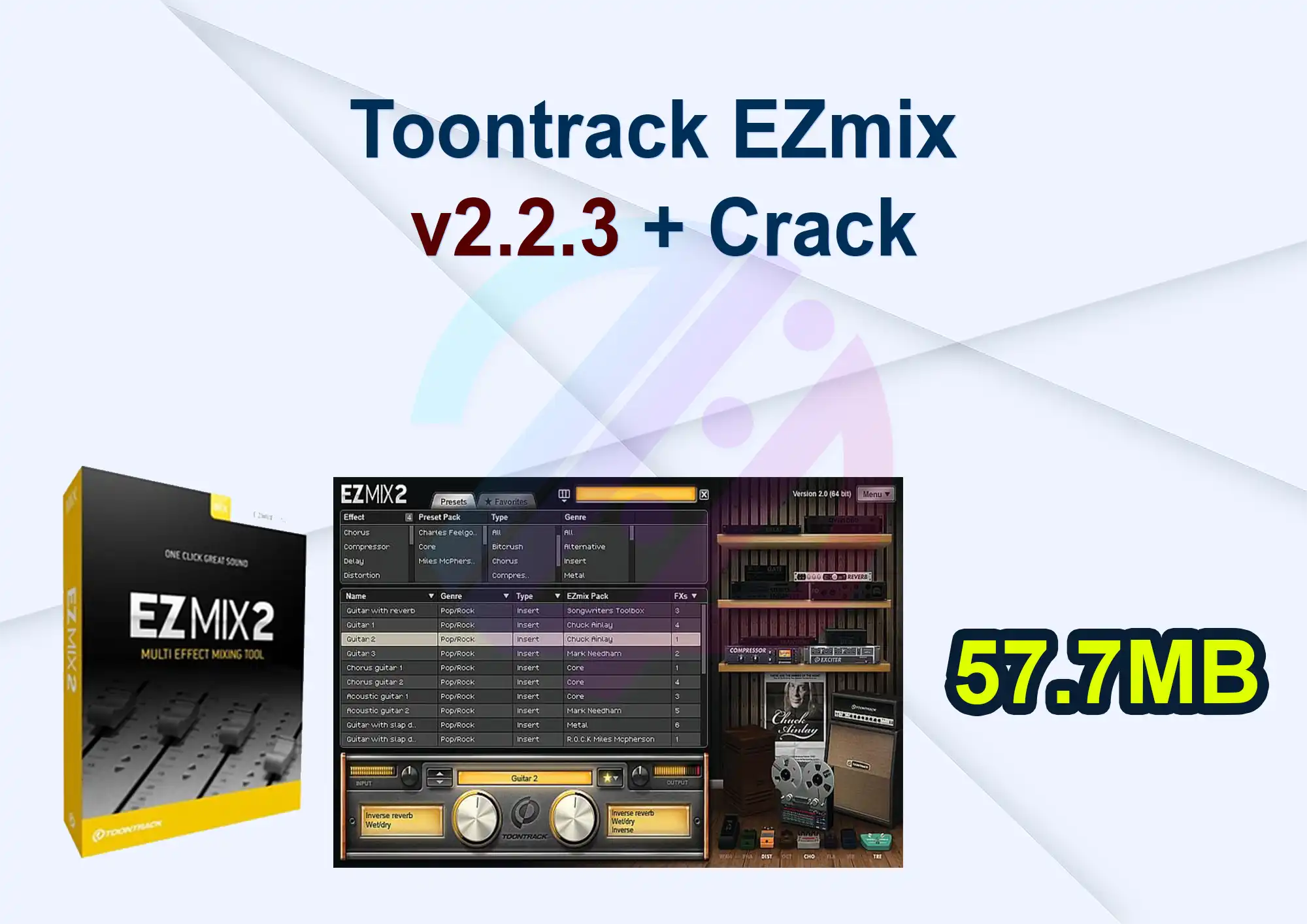 Toontrack EZmix v2.2.3 + Crack