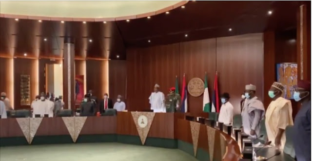 APC NEC meeting commences with Buhari in attendance