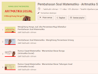 Soal dan Pembahasan Matematika SMP/MTs BAB Aritmatika Sosial 