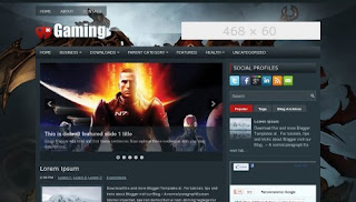 Games Blogger Templates Free Download