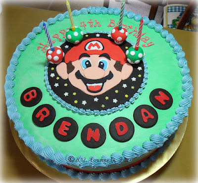 Super Mario Birthday Cake on Super Mario Themed Purple Yam Cake Racing Car Themed Purple Yam Cake