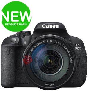 Canon EOS 700D Kit 18-135mm IS STM - Toko Kamera Digital Harga Grosir