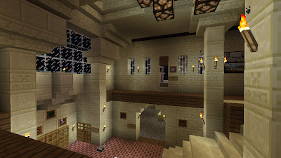 minecraft home hall different view