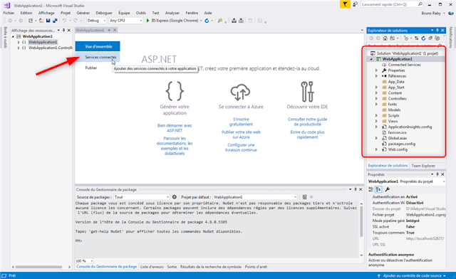 Visual Studio 2017 - ASP.NET Framework - MVC