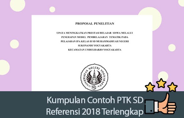 Kumpulan Teladan Ptk Sd Acuan 2018 Terlengkap