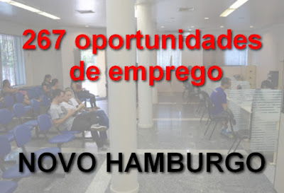 267 vagas disponíveis na AME em Novo Hamburgo