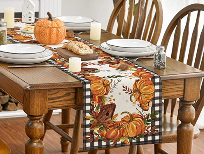 Pumpkin Table Runner