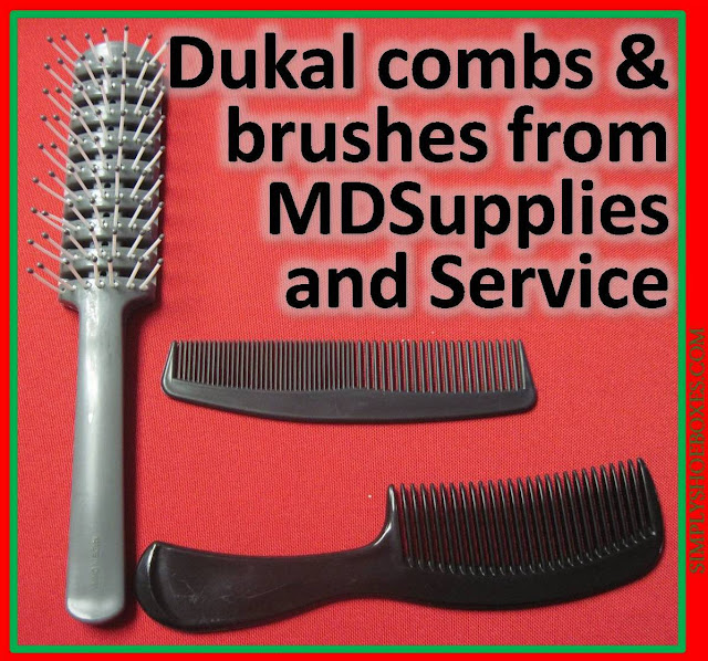 Dukal combs and brush from MDSupplies & services review.