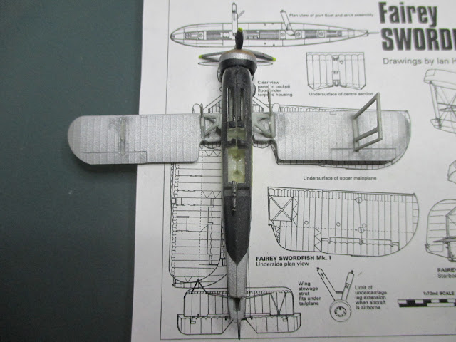 1/144 Fairey Swordfish diecast metal aircraft miniature