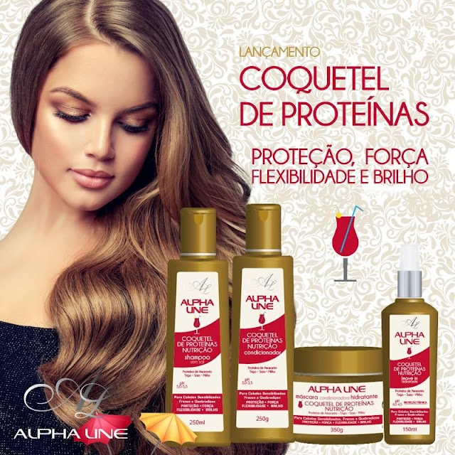 #Testei: Shampoo e Condicionador Coquetel de Proteínas (Alpha Line Cosméticos)