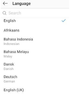 Cara Mengubah Bahasa di Instagram Android dan Menyembunyikan Terakhir Terlihat di Instagram Android