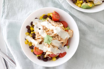 HEALTHY BUFFALO CHICKEN BOWLS #healthyrecipe #food