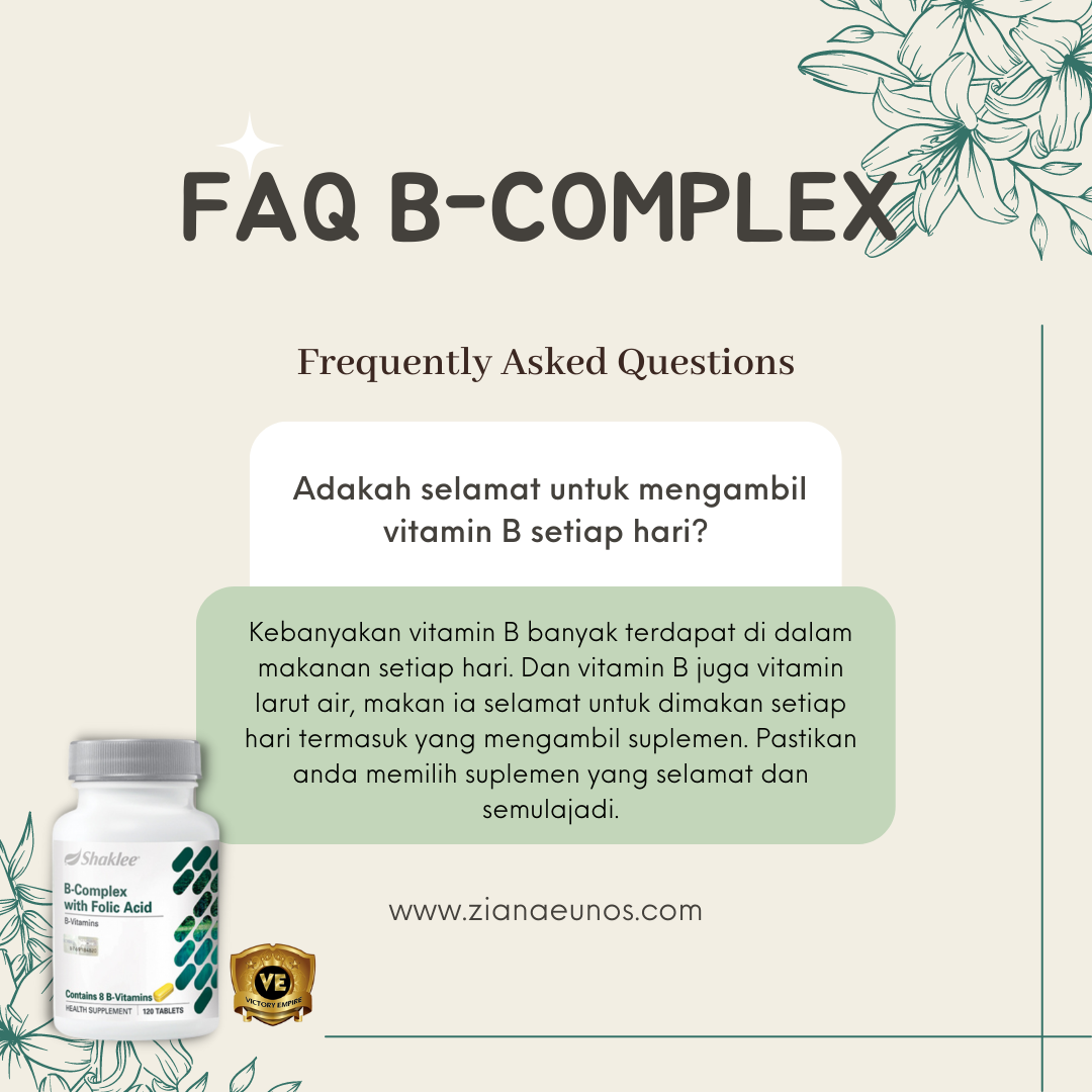 Vitamin B Complex Shaklee Untuk Kulit