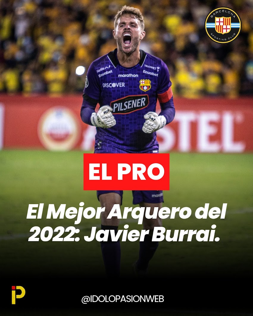 Javier Burrai, el mejor arquero de la temporada 2022