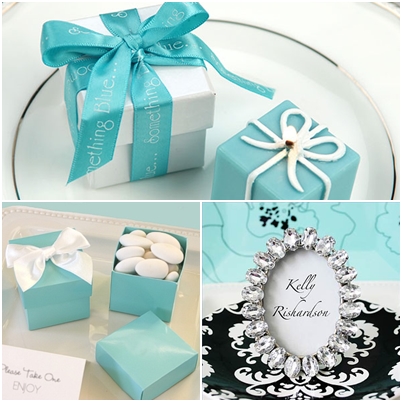 Tiffany Themed Wedding Favors