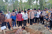 Lakukan Peletakan Batu Pertama Pembangunan Masjid Raya Riyadhul Jannah Gubernur Sumsel Sumbang 100 Juta