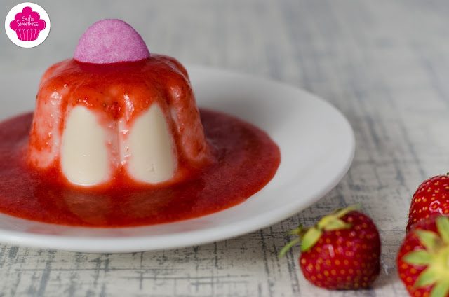 Panna cotta fraise tagada purple - recette facile