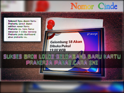 Gelombang Kartu Prakerja Sudah Dibuka Lagi 2021