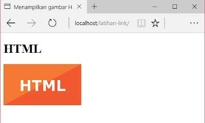 tutorial HTML menampilkan gambar