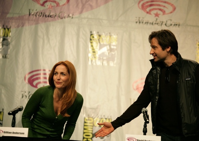 Fox Mulder Y Dana Scully levantaron expectacion en la Wondercon2008