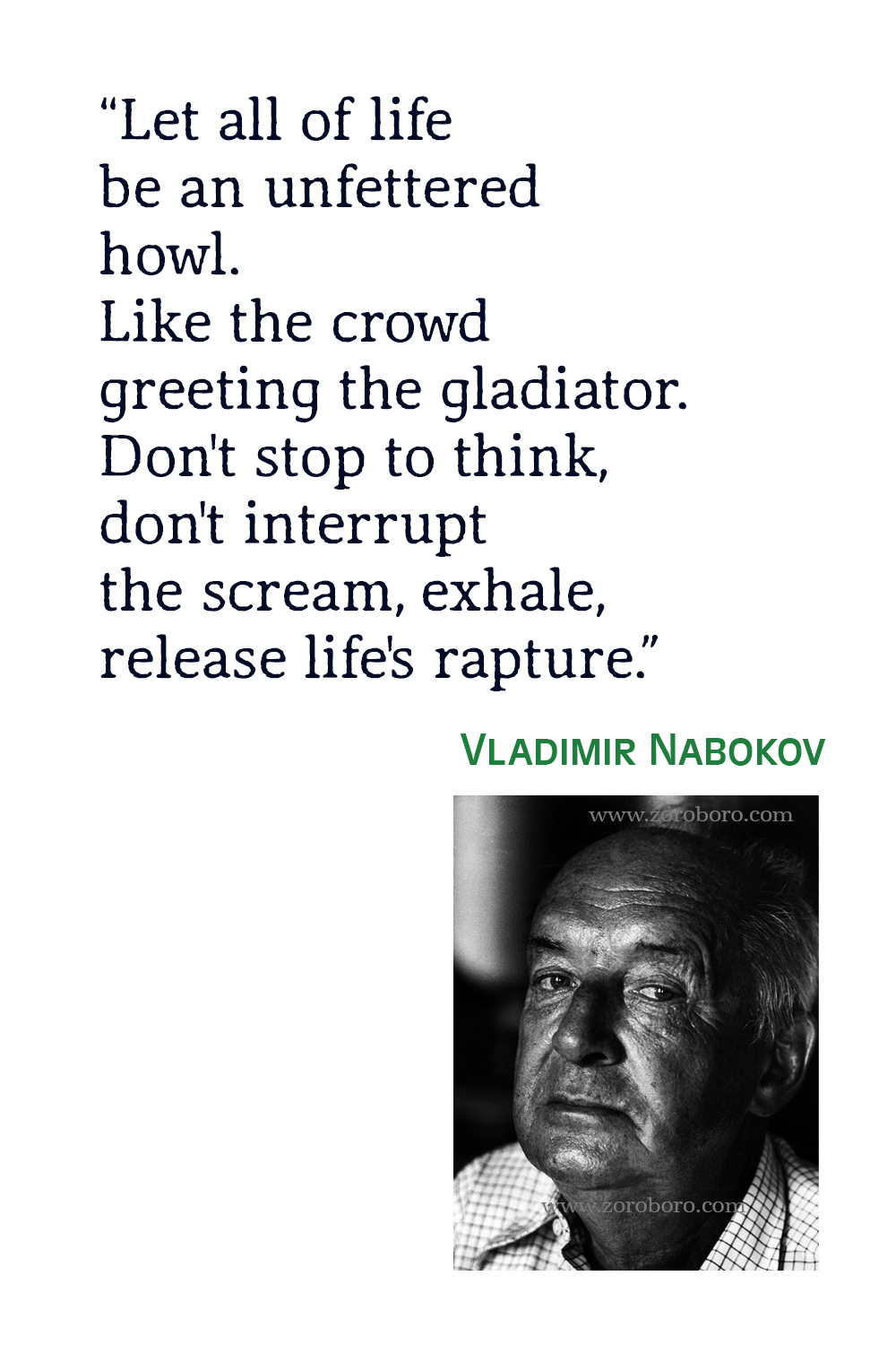 Vladimir Nabokov Quotes, Vladimir Nabokov Lolita Quotes, Vladimir Nabokov Books, Vladimir Nabokov Pale Fire, Vladimir Nabokov Poems, Poetry.